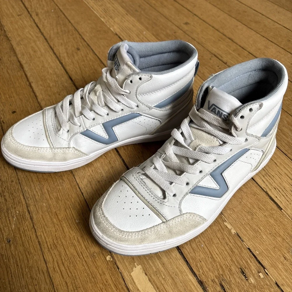 Vans Lowland ComfyCush Serio Collection White Light Blue Men 5.5 /Women 7